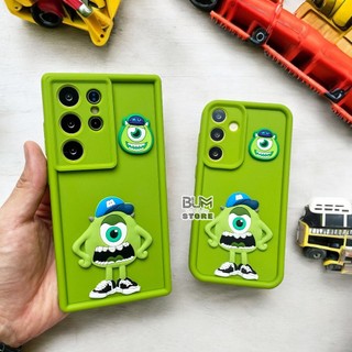 Ốp Lưng Galaxy S25 Ultra / S25+ / S24 Ultra / S24+ / S23 Ultra / S22 Ultra / S21 Ultra Silicon Chống Sốc Mike Xanh Lá
