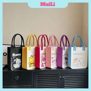 Túi Xách Nỉ Kurumi - Túi  Nỉ Dung Tích Lớn, Túi Tote Họa Tiết Nhân Vật Hoạt hình Siêu Cute (tuyển sỉ)