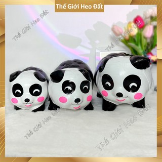 Ống heo lợn đất tiết kiệm 2024, con lợn đất dễ thương hình chó, gấu, doremon, kitty size to lớn