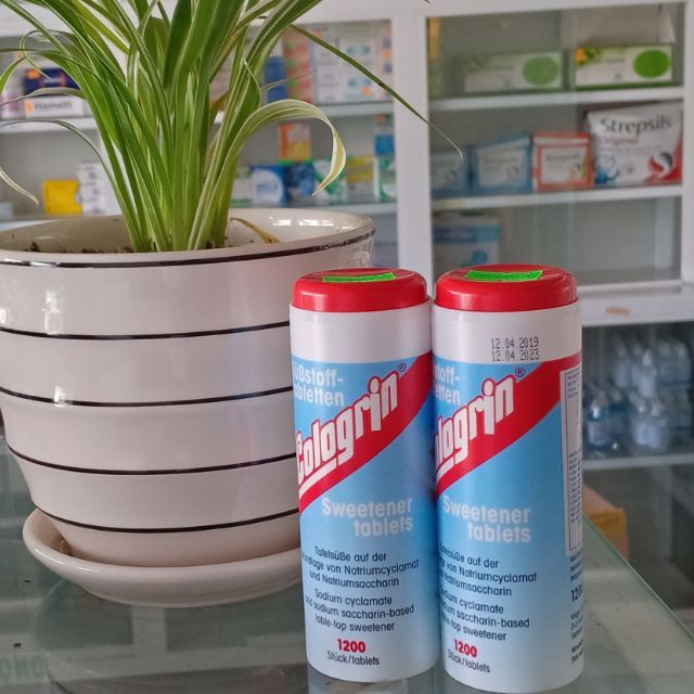 Đường Ăn Kiêng Cologrin Đức, Sucofin table top sweetener đường dành cho người ăn kiêng, tiểu đường, cao huyết áp