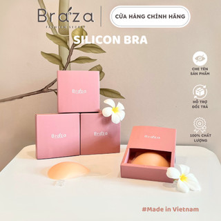 Miếng Dán Ngực Silicone Có Mắc Cài 2in1 Cao Cấp BRAZA - 7.5
