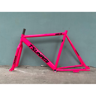 Khung Fixgear - Hồng neon - Fake Tsunami