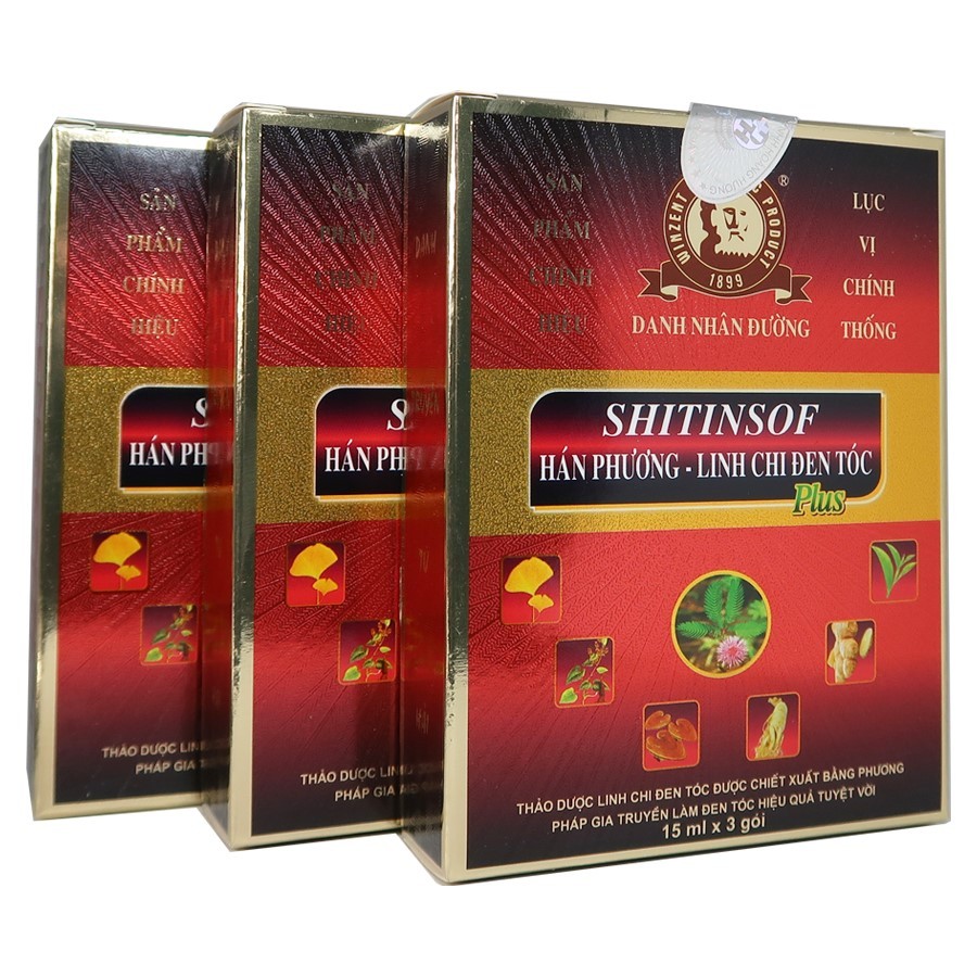 Dầu gội SHITINSOF PLUS - Hán phương linh chi đen tóc