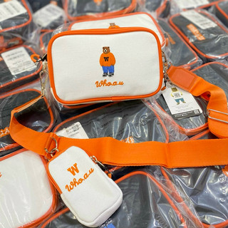 Túi wh.o mini 2 màu đeo chéo cho nữ