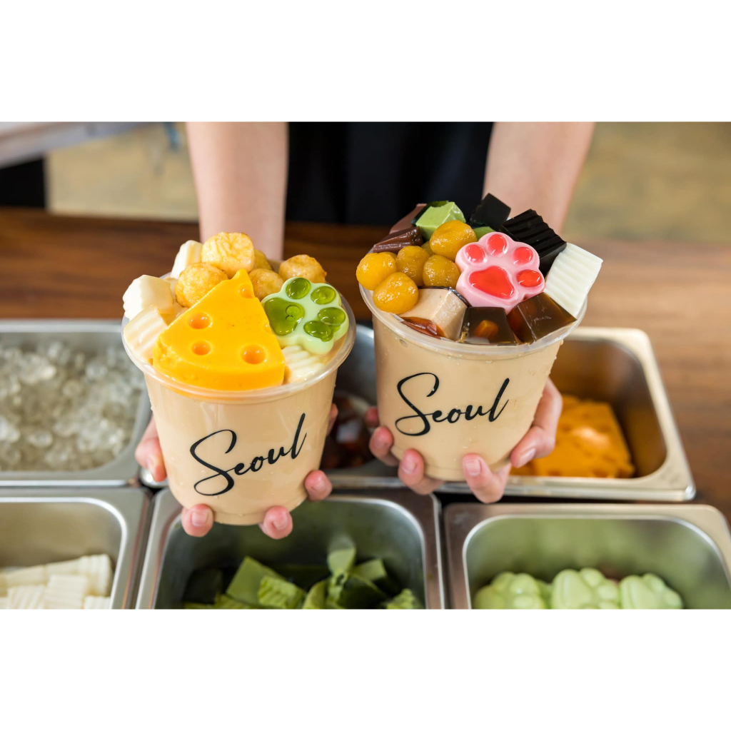 Lốc 50 ly lùn (thố lùn) 500ml, 700ml, phi 120 dùng cho Trà sữa, Milo dầm, trà sữa thố. Nắp tùy chọn