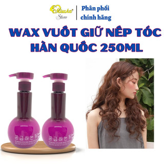 WAX nữ giữ nếp tóc uốn và tạo kiểu hàn quốc, wax dạng gel mềm , giúp cố định tóc trên 5h , mùi thơm nước hoa 250ml