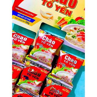 [Nguyên Nga giá siêu sỉ][Ăn vặt giá sỉ](Tặng 6 gói) combo 24 gói Cháo Tổ Yến Red Nest Thơm Ngon Dinh Dưỡng – vị Thịt Bằm