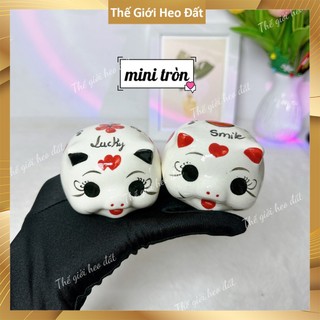 Con heo đất tiết kiệm mini 2024, ống lợn đất size nhỏ dễ thương cute đựng vừa nhẫn vàng,_