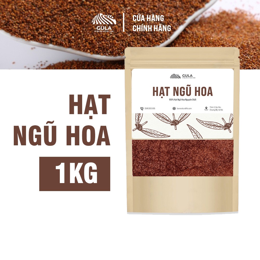Hạt Ngũ Hoa [ 1KG ] nguyên chất Loại 1 Handmade ,Mặt nạ đắp mặt ngừa mụn dưỡng da - GULA