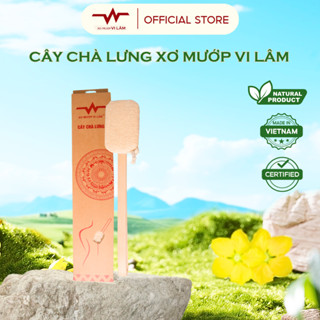 Cây Chà Lưng Xơ Mướp Vi Lâm Massage Lưng, Tẩy Tế Bào Chết Vùng Lưng, lưng sạch, mềm mại, giảm mụn