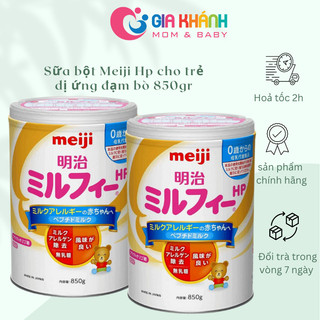 Sữa bột Meiji HP cho bé dị ứng đạm sữa bò 850g nội địa Nhật