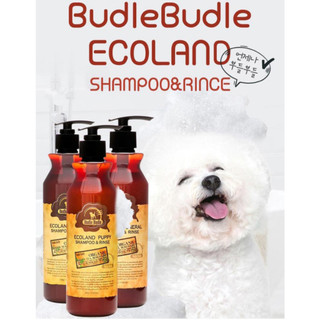 [500ml] DẦU GỘI VÀ XẢ CHO CHÓ BUDLE'BUDLE