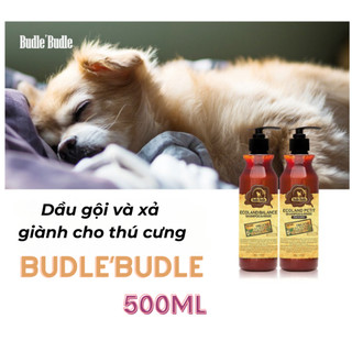 [500ml] DẦU GỘI VÀ XẢ CHO CHÓ BUDLE'BUDLE