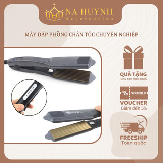 Máy dập xù 9 răng, máy dập xù chân tóc mini, máy dập phồng chân tóc tạo kiểu tóc chuyên nghiệp, na huỳnh phụ kiện cưới