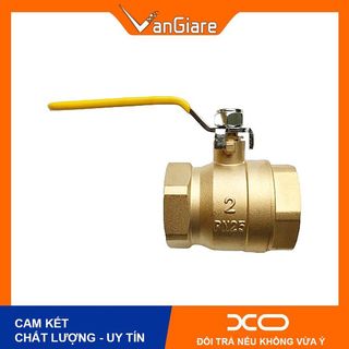 [Hàng chuẩn, đẹp] Van bi đồng phi 34 42 49 60 - van khóa nước tay gạt