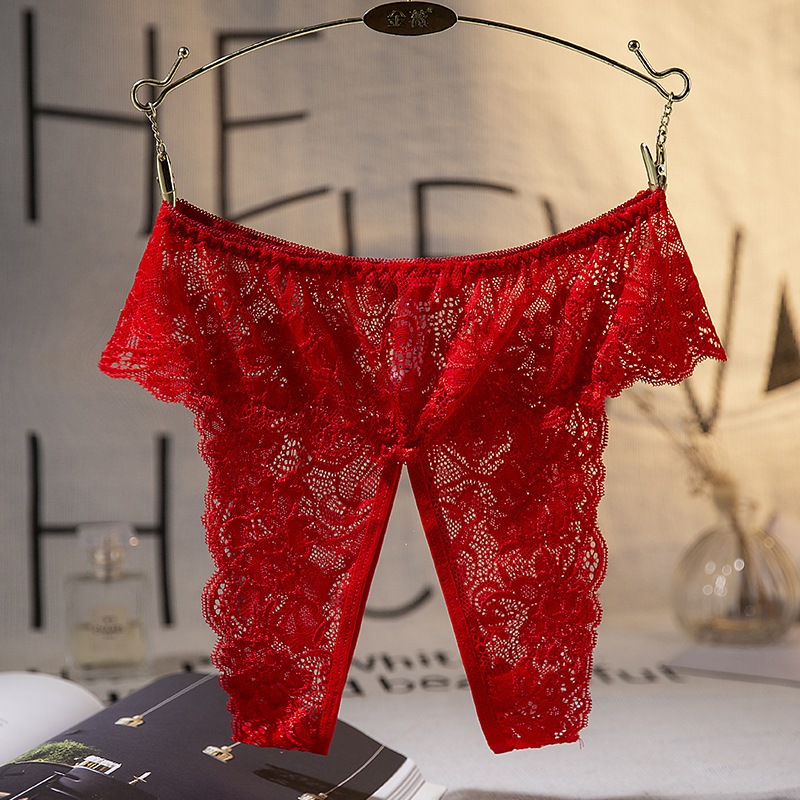 Quần lót nữ sexy DL13 kiểu xẻ khe gợi cảm kết hợp chất vải ren mềm mại quyến rũ | BigBuy360 - bigbuy360.vn