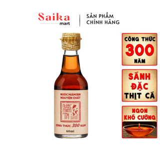 Nước Mắm Tĩn Nhãn Đỏ cá cơm than Mini 40N 60ml/chai Rin Nguyên Chất Truyền Thống