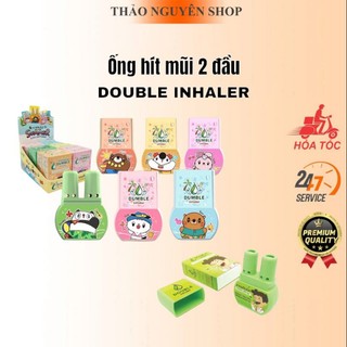 Ống Hít Thảo Dược Thông Mũi 2 Đầu Double Inhaler Dumble Inhaler Thái Lan