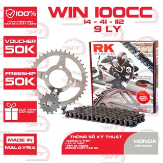 Nhông sên dĩa RK xe Honda Win thương hiệu Nhật Bản