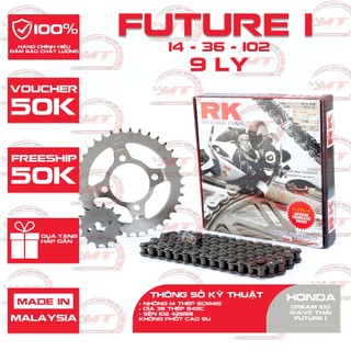 Nhông sên dĩa RK xe Future 1 thương hiệu Nhật Bản