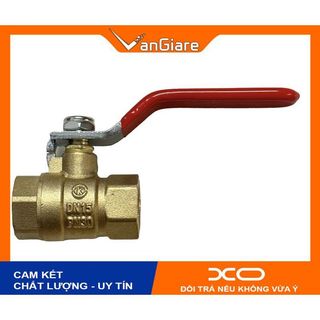 Van bi đồng 17mm, van khóa nước tay gạt (CTD)