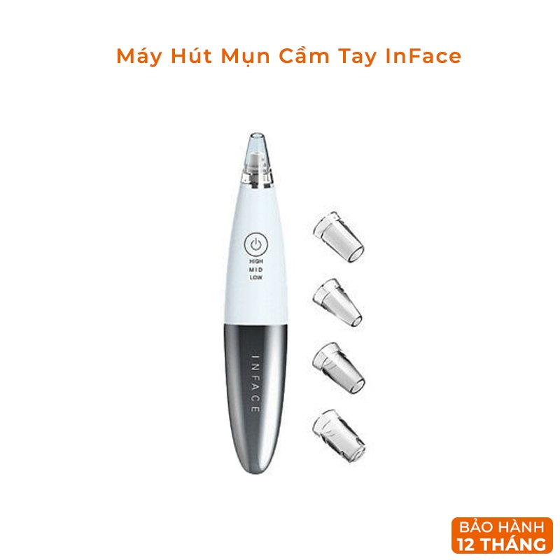 Máy hút mụn đầu đen, mụn cám  Inface MS7000 [BH 12 Tháng] máy hút mụn hỗ trợ làm sạch cho da.