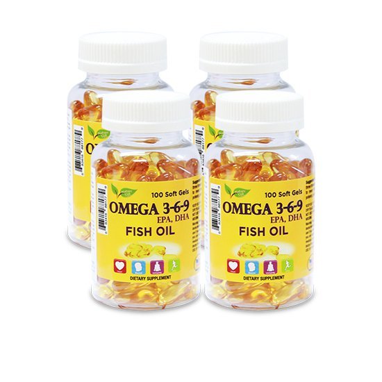 Viên Uống  Omega 369 Fish Oil –  Nature Gift - 100 viên/hộp