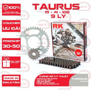 Nhông sên dĩa xe Taurus thương hiệu RK Japan
