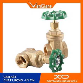 Van cửa đồng, Van khoá nước tay vặn đồng thau 21mm, 27mm, 34mm, 42mm, 49mm