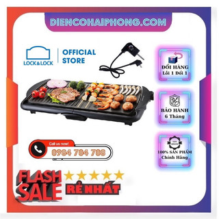 ( Tặng silicon có hoặc ko tuỳ đợt ) Bếp Nướng Điện Lock&Lock Electric Grill EJG231