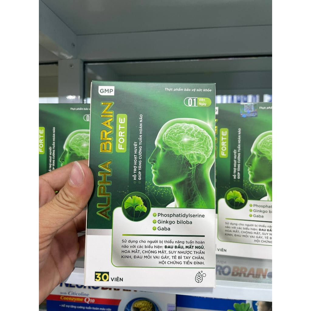 (Chính hãng) Bổ não Alpha Brain Forte