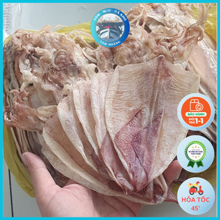  Khô Mực Bầu Câu  Loại 1  Mình Dày Thịt Ngọt Size 50-60 con - Đặc Sản Khô Tám Hoàng Cà Mau  Hỏa Tốc  