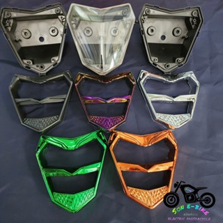 choá đèn xmen,choá đèn zinpat xe điện xmen 2 tầng thay thế.độ bi cầu đủ màu (sơnebike)