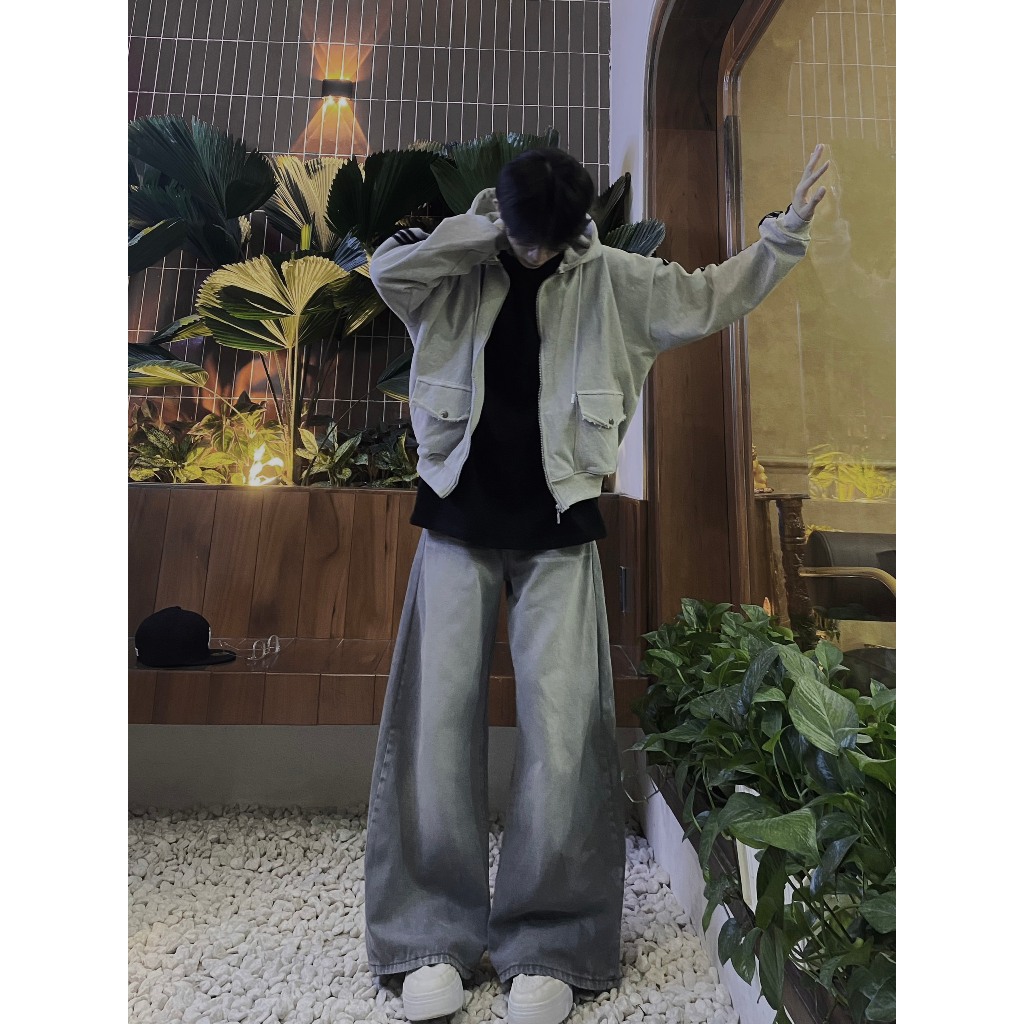 Tarbo Club - Áo Khoác Hoodie  Zip Boxy PhốI Sọc  - Áo Khoác Nỉ Form Boxy Local Brand | BigBuy360 - bigbuy360.vn