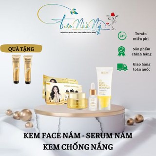 Combo kem face nám + serum nám + kem chống nắng mq skin hỗ trợ cải thiện làn da nám
