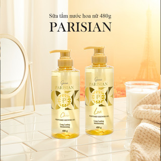  Sữa Tắm Nước Hoa Nữ Gennie Parisian 480ml Hương Thơm Sang Trọng Và Quyến Rũ 