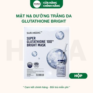 Mặt nạ dưỡng trắng da Glutathione Bright mask Sur Medic Hàn Quốc cấp ẩm, sáng da, mờ thâm