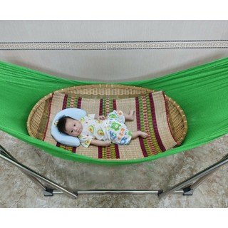 Combo 2 sản phẩm Nôi tre nằm võng cho bé sơ sinh đến 36 tháng, đan từ tre tự nhiên