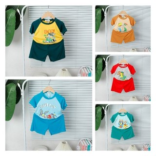 Bộ ngắn thun lạnh cho bé minkymom