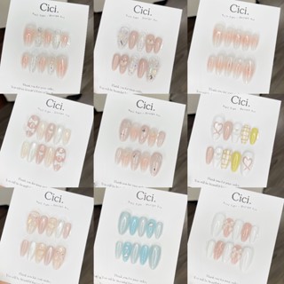 Nailbox thiết kế C152 chụp kỷ yếu, nail chụp ảnh cô dâu sơn gel thạch nhũ sáng tay đủ form by Cici