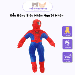 Gấu bông,gối ôm siêu nhân người nhện, spider man, thú nhồi bông cao cấp