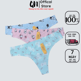Quần su lọt khe thông hơi hình thú clover - 025
