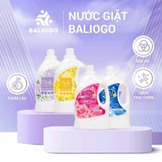[Chính hãng]Thùng 4 can nước giặt xả Bali Gold Organic lưu hương lâu, can 3.4kg( đặt tối đa 2 thùng)