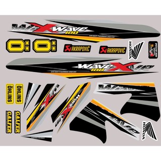 [Loại 1] Tem |X| Wave 50cc-100cc | Tem 3 Lớp-CHỐNG BAY MÀU| Đời Xe 2006-2016 |Giá 1 Bộ| Nhiều Màu Sắc|