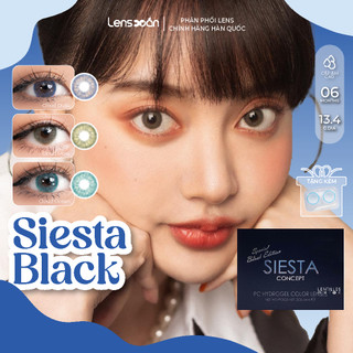 Kính áp tròng cận 6 tháng LENS XOẮN lens hiệu ứng nổi bật MOSS OCEAN DUSK 3 màu COLOR CL SIESTA BLACK CLOUD