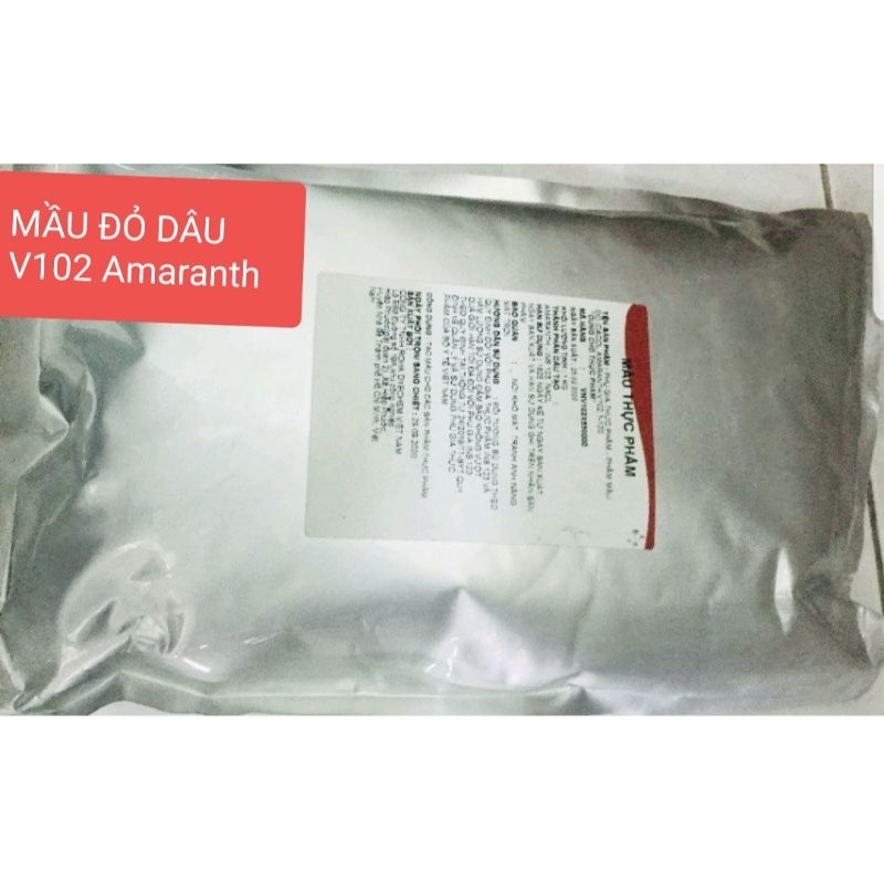 1 kg MÀU ĐỎ DÂU AMARANTH V102 ( ĐỎ STING)