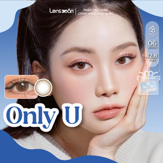 Kính áp tròng cận 6 tháng LENS XOẮN lens nâu tự nhiên trong B.S.COR ONLY U BROWN