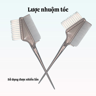 Lược nhuộm tóc 2 đầu . giúp quá trình nhuộm tóc được đều màu và dễ dàng hơn