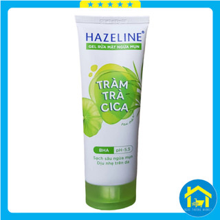 Sữa rửa mặt Hazeline tràm trà rau má ngăn ngừa mụn 100g