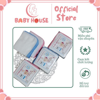 Gói 10 chiếc khăn sữa 2 lớp đẹp